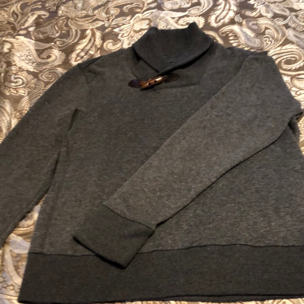 Men’s Grey Long Sleeve Pullover By Onossis Llc View 2